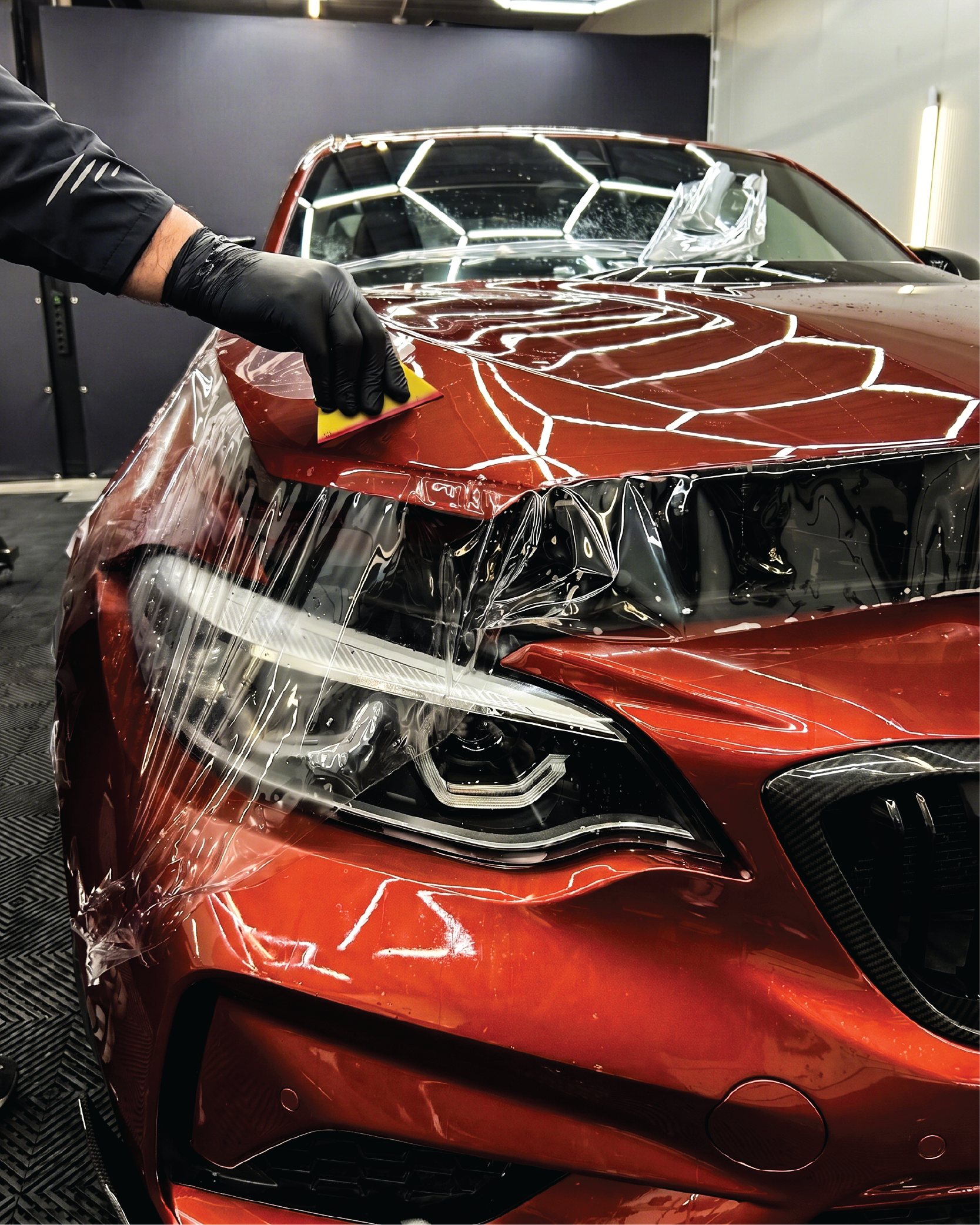 Paint Protection Film PPF installatie op luxe wagen België - Carbo Performance Duffel